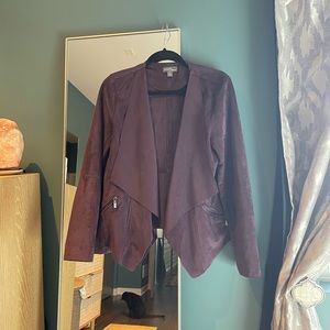 Vegan Suede Blazer